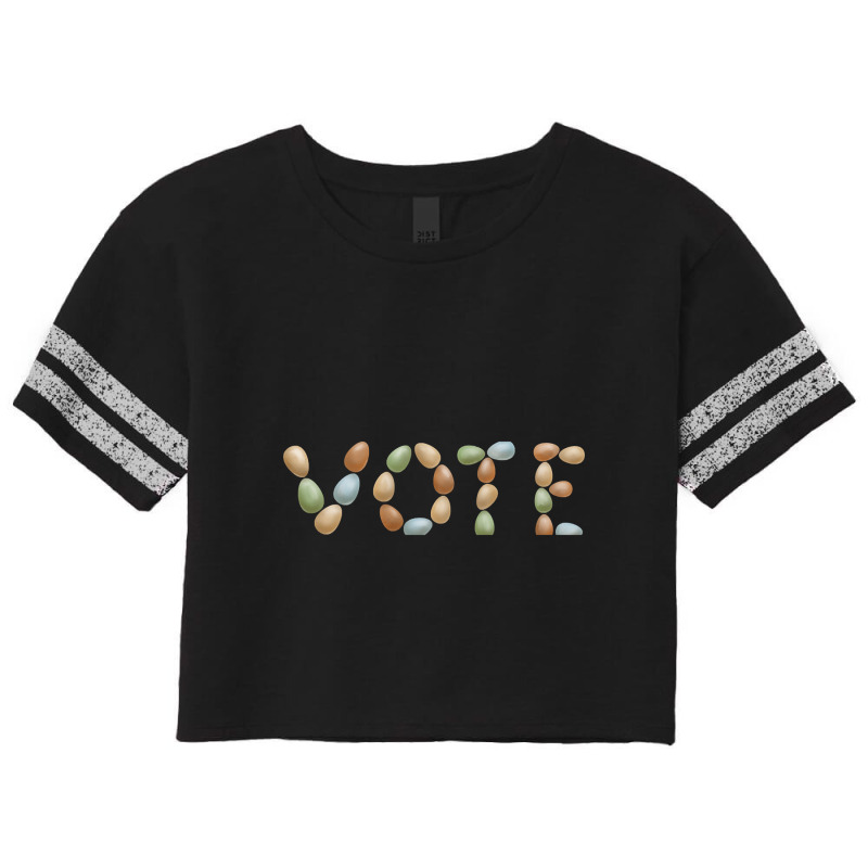 Trending Vote! (multi-colored Eggs) Scorecard Crop Tee by webberkyla | Artistshot