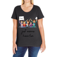 Limited Edition Wanna Have Fun Ladies Curvy T-shirt | Artistshot