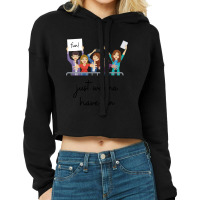 Limited Edition Wanna Have Fun Cropped Hoodie | Artistshot