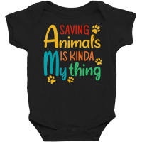 Hot Trend Vintage Rescue Adopt Saving Animals Adoption Baby Bodysuit | Artistshot