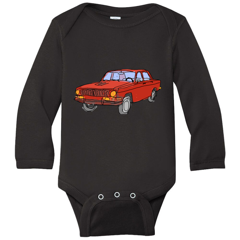 Limited Edition Ussr Cars Long Sleeve Baby Bodysuit by Box Bingham | Artistshot