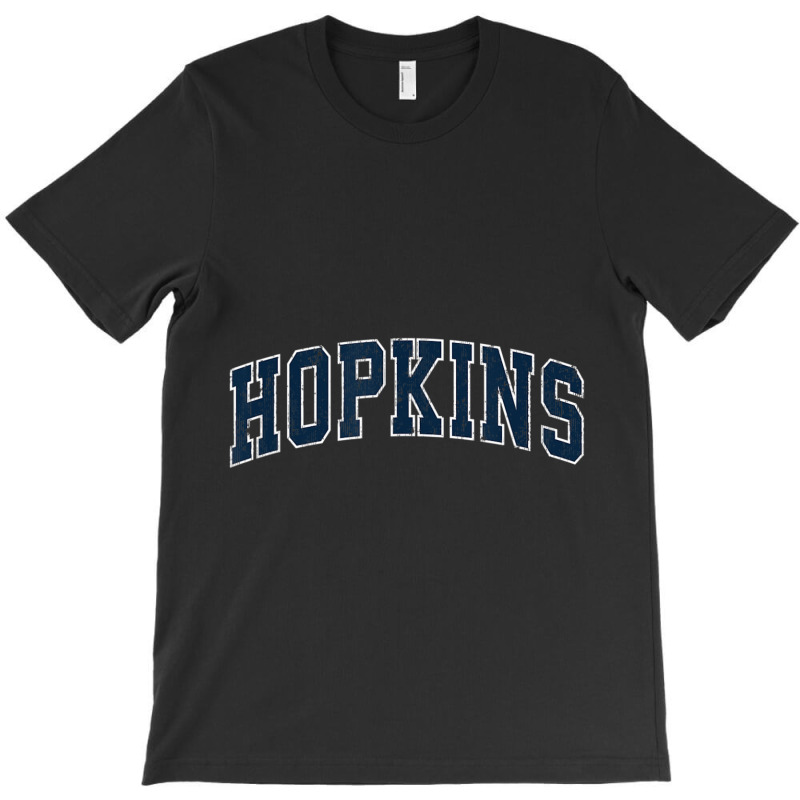 Trending Hopkins Minnesota Mn Vintage Sports Navy T-shirt | Artistshot