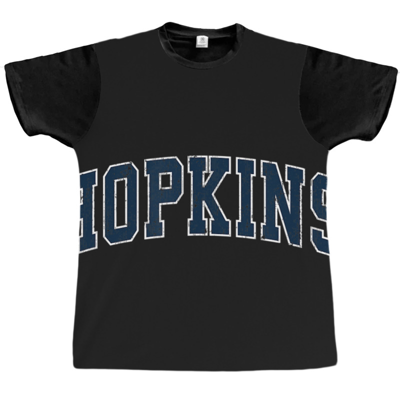 Trending Hopkins Minnesota Mn Vintage Sports Navy Graphic T-shirt | Artistshot