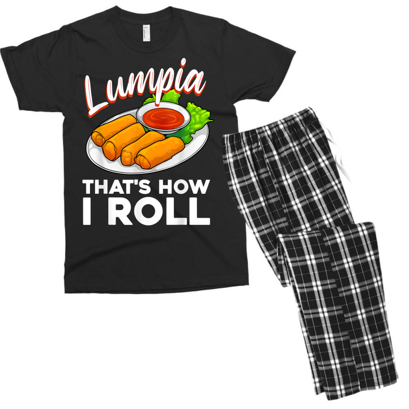 Cool Lumpia For Men Women Filipino Spring Rolls Asian Food T Shirt Men's T-shirt Pajama Set | Artistshot