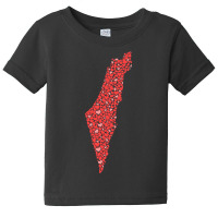 Limited Edition Israel Map Love Baby Tee | Artistshot