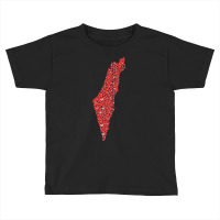 Limited Edition Israel Map Love Toddler T-shirt | Artistshot