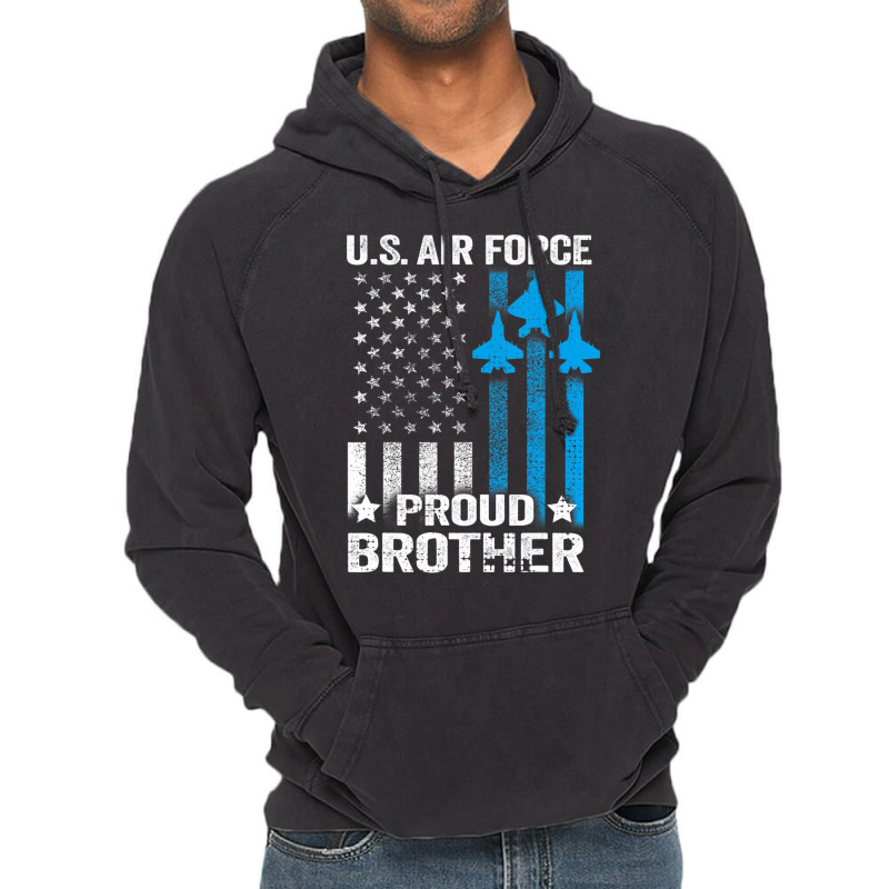 Limited Edition Vintage Proud Brother Us Air Force Usaf Vintage Hoodie by quanghuydinh1 | Artistshot