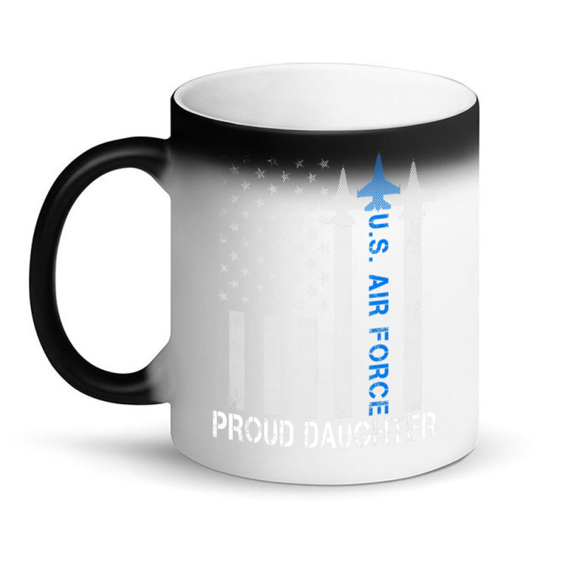 Hot Trend Vintage Proud Daughter Us Air Force Flag Usaf Magic Mug | Artistshot