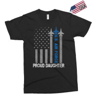 Hot Trend Vintage Proud Daughter Us Air Force Flag Usaf Exclusive T-shirt | Artistshot