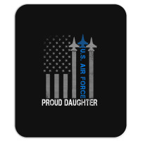 Hot Trend Vintage Proud Daughter Us Air Force Flag Usaf Mousepad | Artistshot