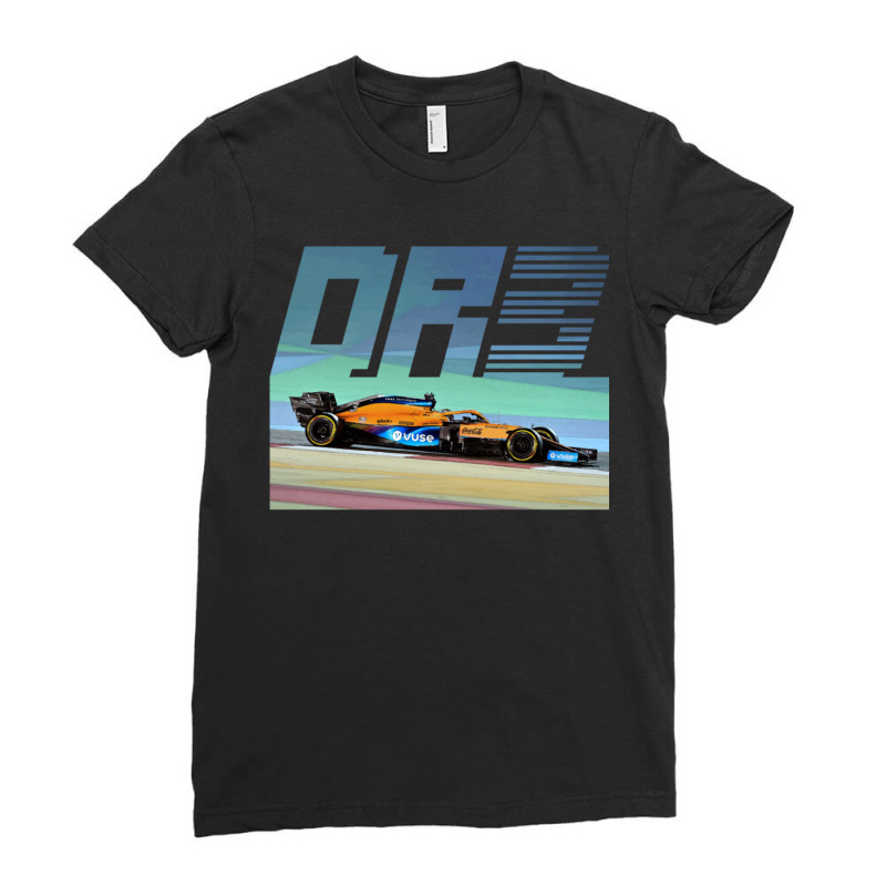 Daniel Ricciardo Dr3 Mcl35m Ladies Fitted T-Shirt by FaunBrown | Artistshot