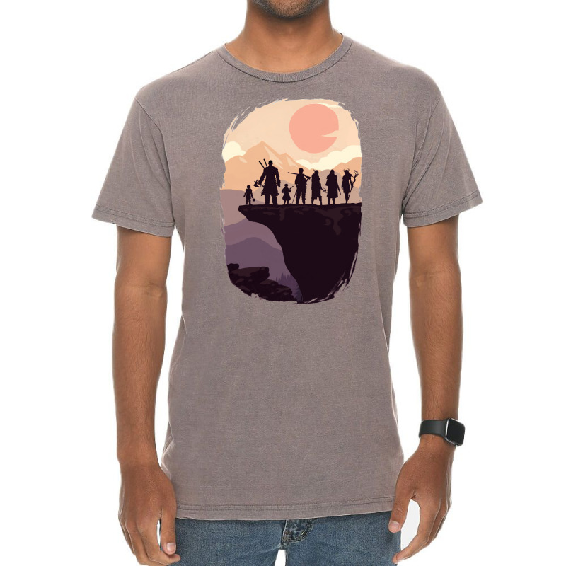 Critical Role  Vox Machina In Sunset Classic Vintage T-Shirt by dherarguberax | Artistshot