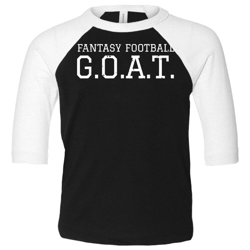 Fantasy Football Goat Shirt League Champion Champ Winner T Shirt Toddler 3/4 Sleeve Tee | Artistshot