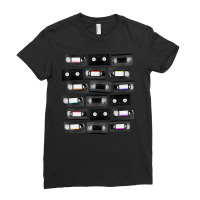 Limited Edition Vhs Cassette Tapes 1980s Vcr Video Retro Movies Ladies Fitted T-shirt | Artistshot