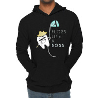 Floss Like A Boss Funny Dentist Teeth Dental T Shirt Lightweight Hoodie | Artistshot