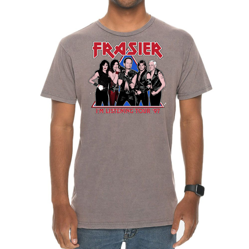 Frasier I Am Listening Tour 97 Vintage T-Shirt by dherarguberax | Artistshot