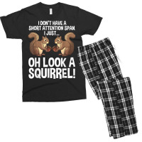 Funny Adhd Squirrel Design For Men Women Chipmunk Pet Lovers T Shirt Men's T-shirt Pajama Set | Artistshot