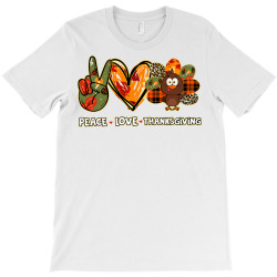 Peace Love Thanksgiving Gobble Turkey Thanksgiving Kids T Shirt T-shirt Designed By Suarez