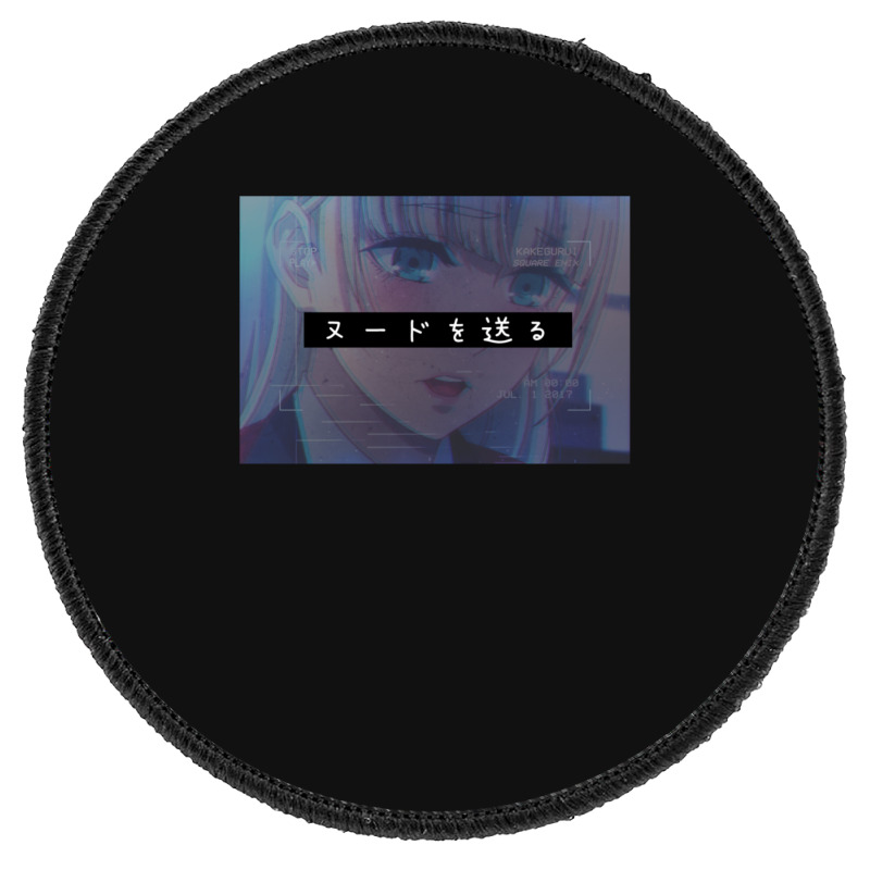 Send Nudes Gambling Addiction Ririka Round Patch | Artistshot