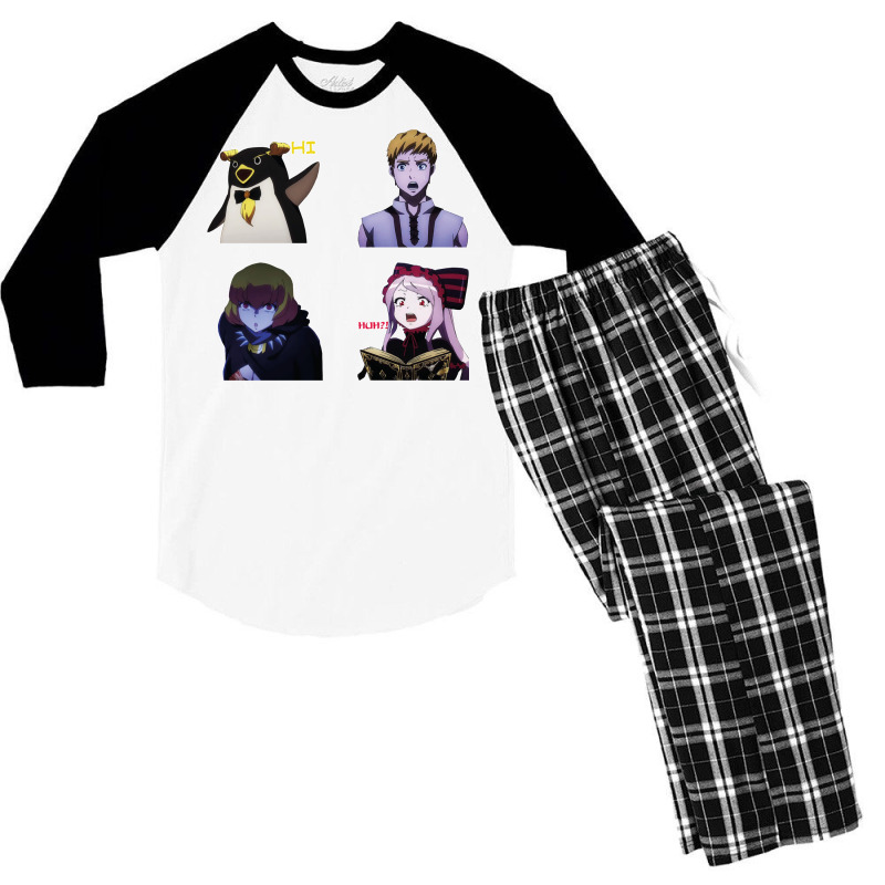 [ Pack ] Overlord Pack 09 Sticker Men's 3/4 Sleeve Pajama Set by lyxellseradjq | Artistshot