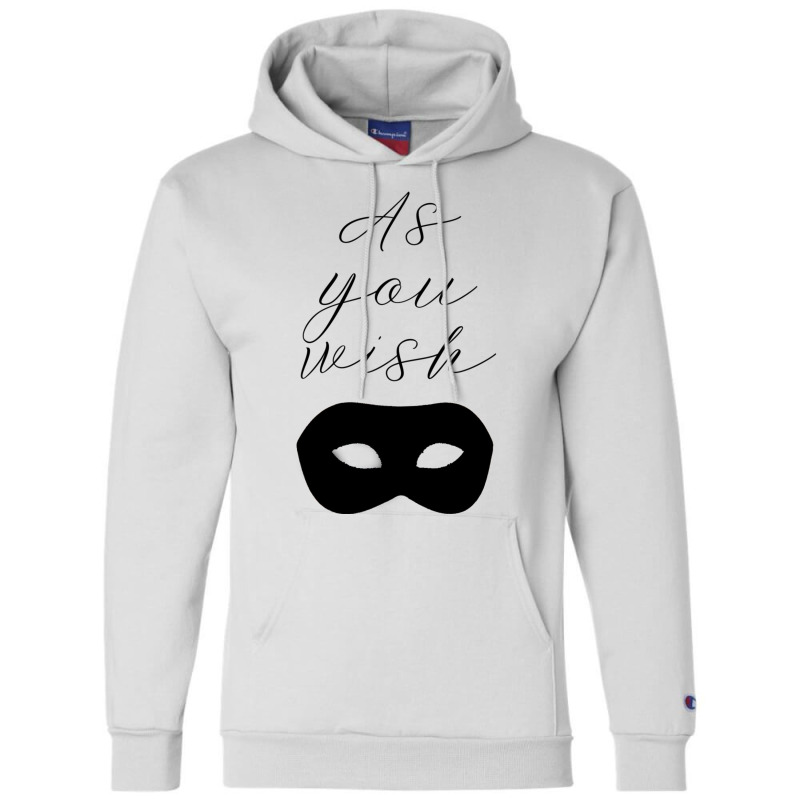 As You Wish With Black Mask Baby Tumblr Champion Hoodie by falgermpakasn | Artistshot