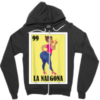 Funny Mexican Design For Hispanas   La Chingona T Shirt Zipper Hoodie | Artistshot