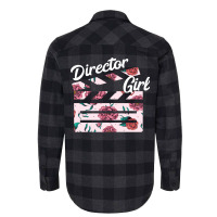 Film Director Girl Clapboard Cinematographer Filmmaker Lover Classic G Flannel Shirt | Artistshot