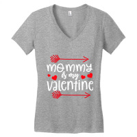 Valentines  My Mommy Is My Valentine Kids Boys Women's V-neck T-shirt | Artistshot