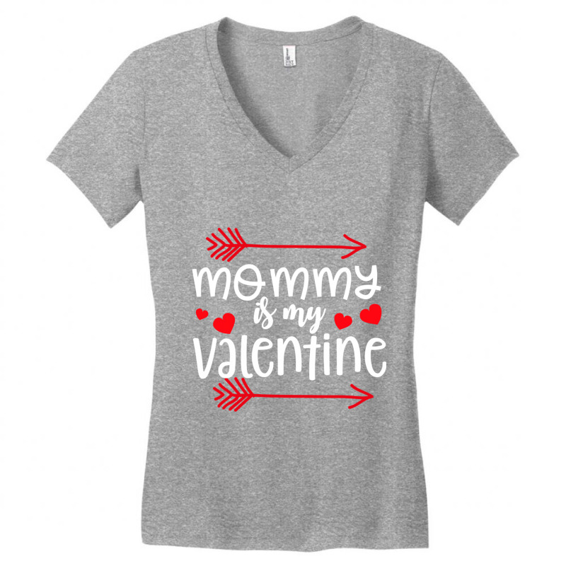 Valentines  My Mommy Is My Valentine Kids Boys Women's V-Neck T-Shirt by joseph89 | Artistshot