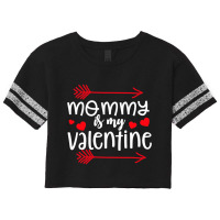 Valentines  My Mommy Is My Valentine Kids Boys Scorecard Crop Tee | Artistshot