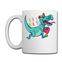 I Steal Hearts T Valentines Day Dinosaur Boys Kid (42) Coffee Mug | Artistshot