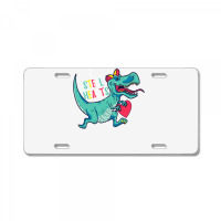 I Steal Hearts T Valentines Day Dinosaur Boys Kid (42) License Plate | Artistshot