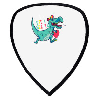 I Steal Hearts T Valentines Day Dinosaur Boys Kid (42) Shield S Patch | Artistshot