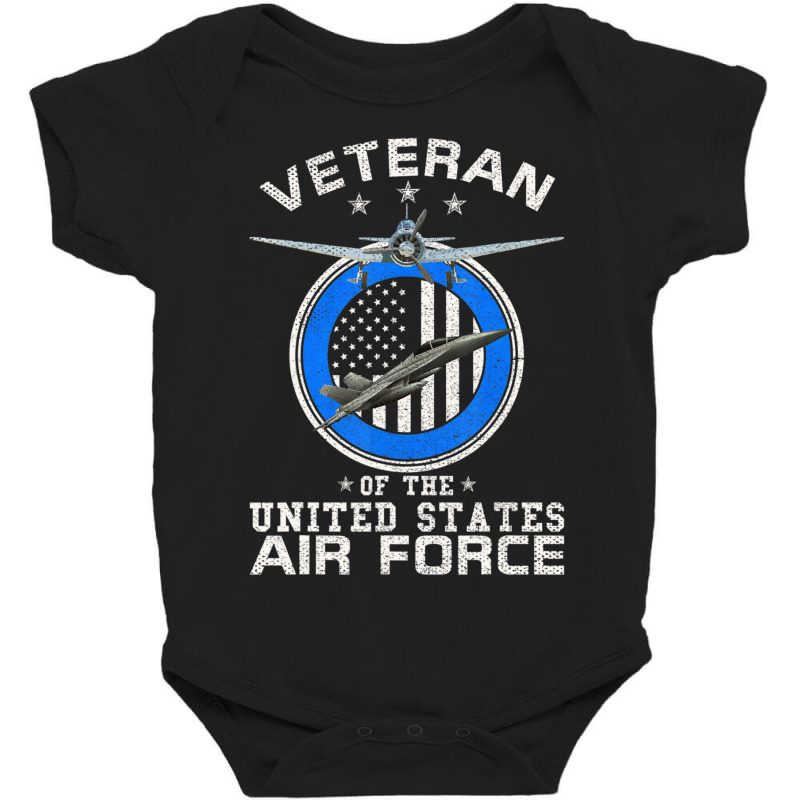 Trending Vintage Veteran Of The United States Air Force U.s Military Baby Bodysuit by quanghuydinh1 | Artistshot