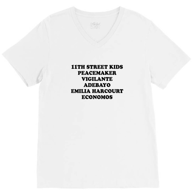 11th Street Kids Peacemaker Series V-neck Tee | Artistshot