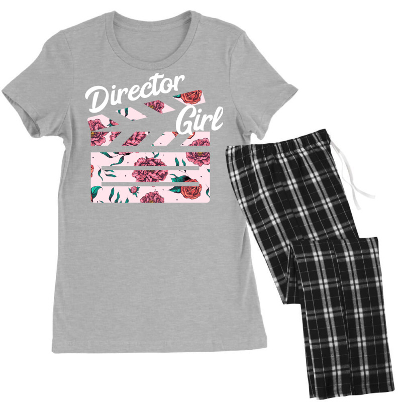 Film Director Girl Clapboard Cinematographer Filmmaker Lover Classic Women's Pajamas Set by azenirlongua | Artistshot