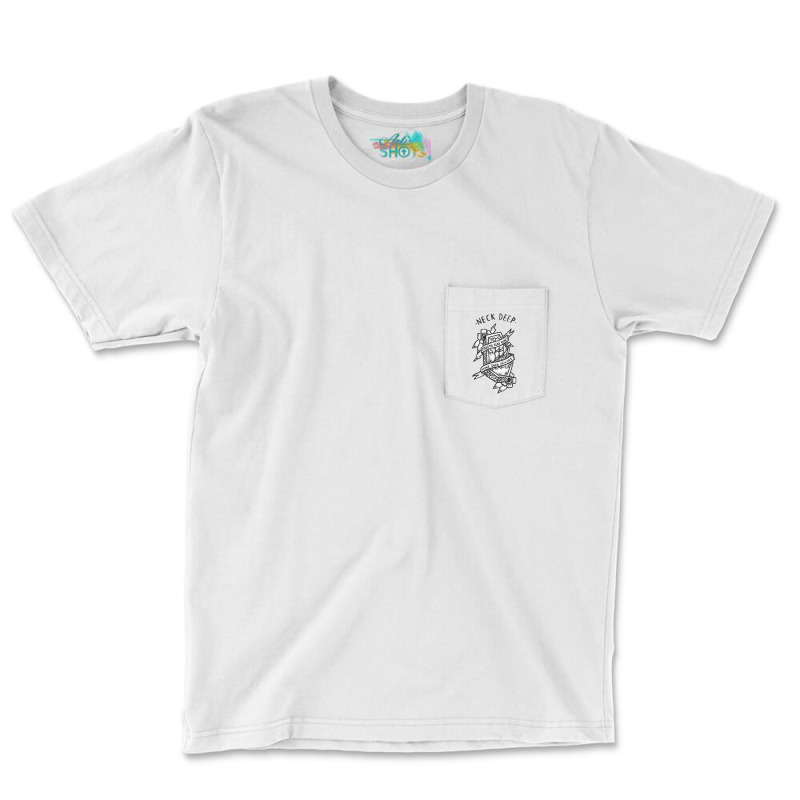 Neck Deep Pocket T-Shirt by agun | Artistshot