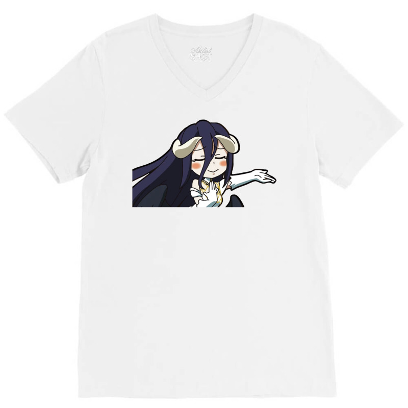 [ Sale ] Albedo Chibi Sticker 7 V-Neck Tee by lyxellseradjq | Artistshot