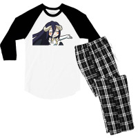 [ Sale ] Albedo Chibi Sticker 7 Men's 3/4 Sleeve Pajama Set | Artistshot