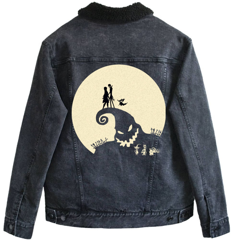 Nightmare Love Retro Quote Unisex Sherpa-Lined Denim Jacket by koorenayoubq | Artistshot