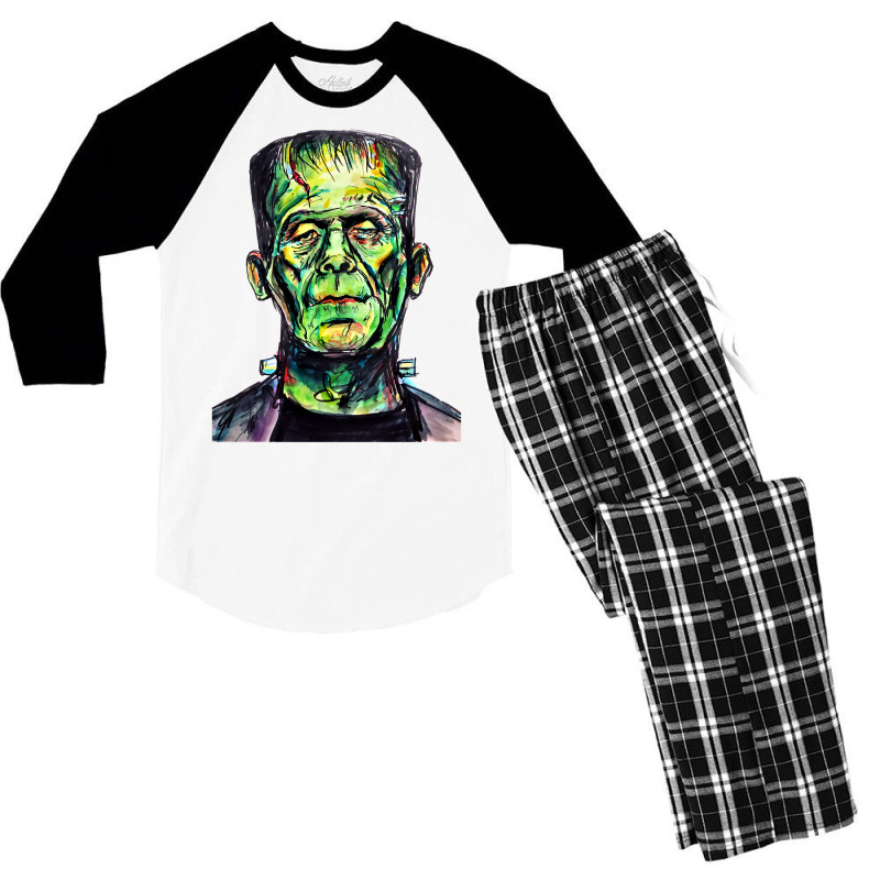 Frankenstein Classic  Vintage 70s Men's 3/4 Sleeve Pajama Set | Artistshot