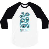 Neck Deep 3/4 Sleeve Shirt | Artistshot