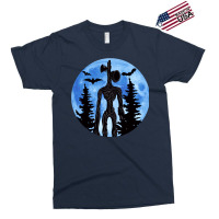 Siren Head, Bats, Trees And Blue Funny Red Exclusive T-shirt | Artistshot