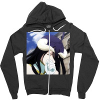 [ Sale ] Cool Sticker Overlord Albedo Chibi 1 Zipper Hoodie | Artistshot