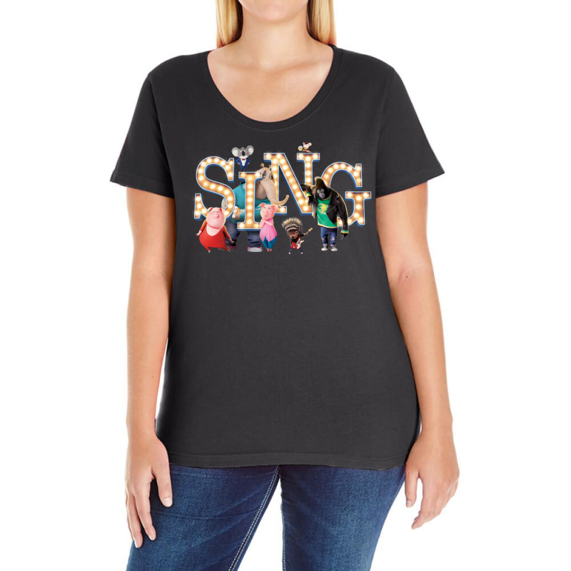 Sing Song Travel Vintage Ladies Curvy T-Shirt by luyomaranop | Artistshot