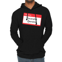 Film Crew Generator Operator Classic Girl E Lightweight Hoodie | Artistshot