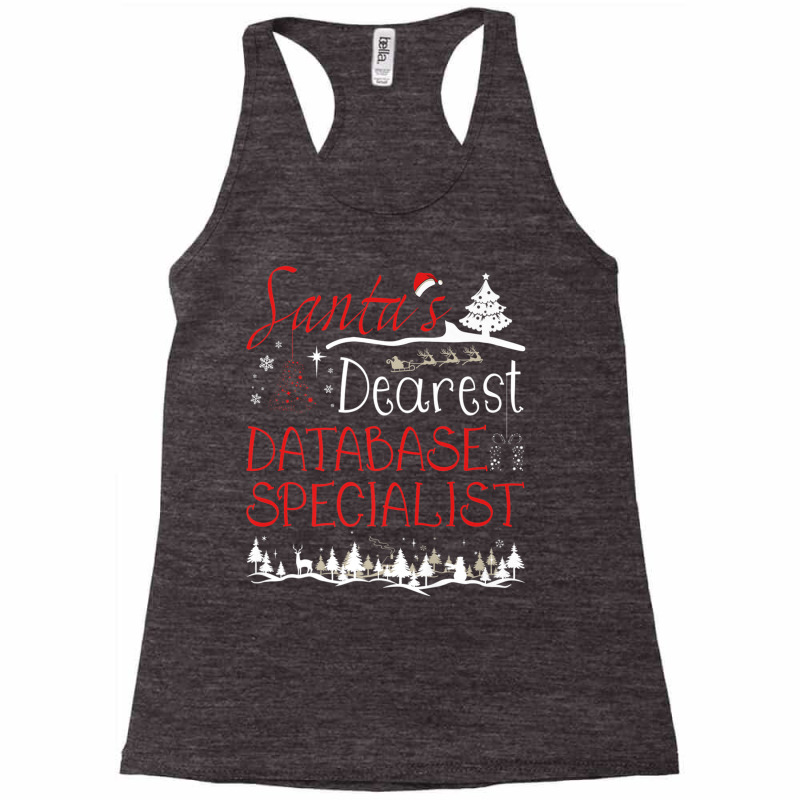 Database Specialist Xmas Job Funny Christmas Premium T Shirt Racerback Tank by hamlerf | Artistshot