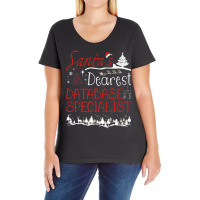 Database Specialist Xmas Job Funny Christmas Premium T Shirt Ladies Curvy T-shirt | Artistshot