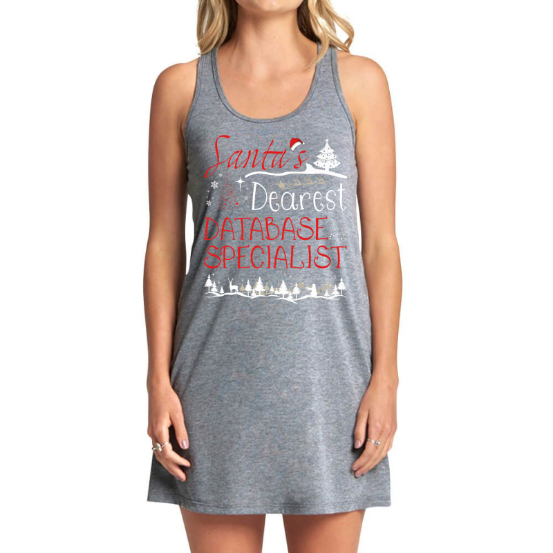 Database Specialist Xmas Job Funny Christmas Premium T Shirt Tank Dress by hamlerf | Artistshot