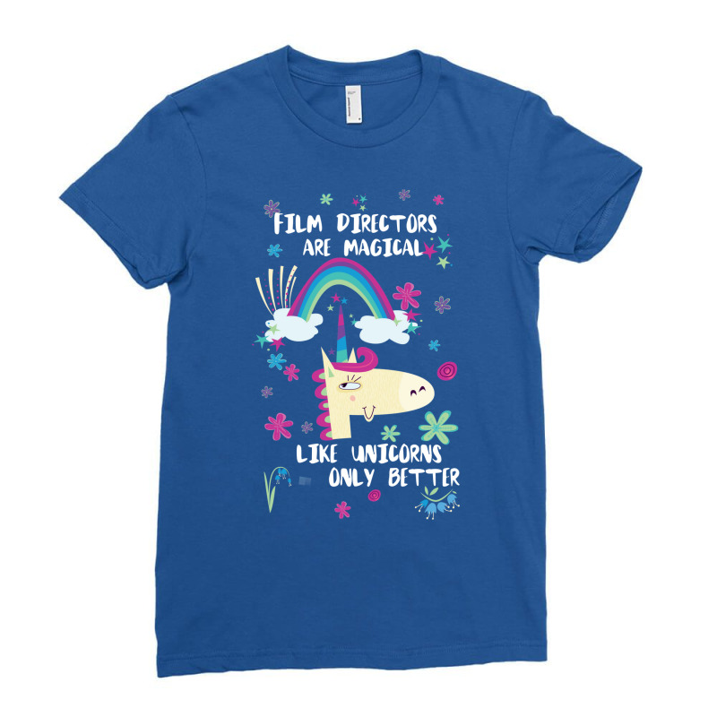 Film Directors Are Magical Like Unicorns Only Better   80s Vintage Ladies Fitted T-Shirt by potelskaper1 | Artistshot